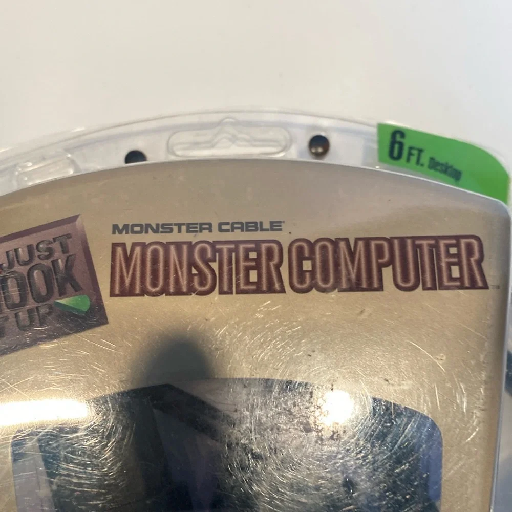 NIP & Vintage Monster Computer AC Power Extension for PC